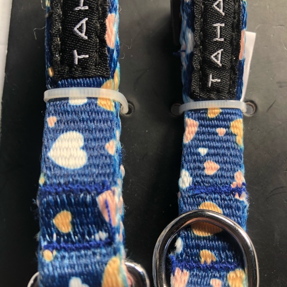 NWT Tahari heart collar leash set S 5Ft - Picture 3 of 5